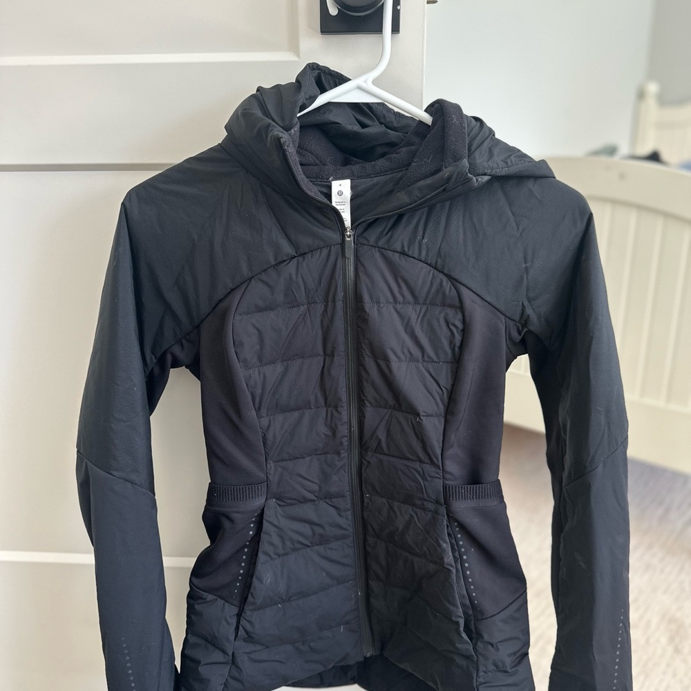 lululemon athletica Black Hooded Jacket